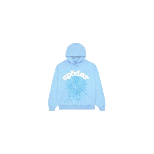 Sp5der Web Hoodie Sky Blue